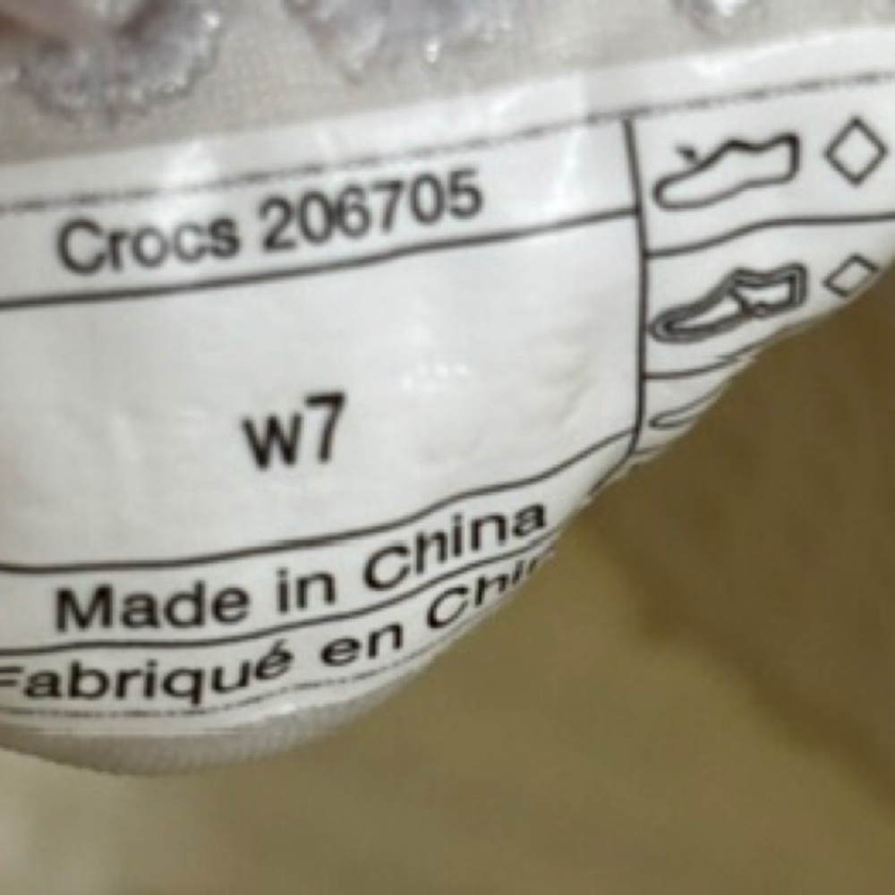 CROCS Women’s LiteRider 360 Pacer Almost White Casual Sneakers Shoes SZ 7 - Picture 6 of 6